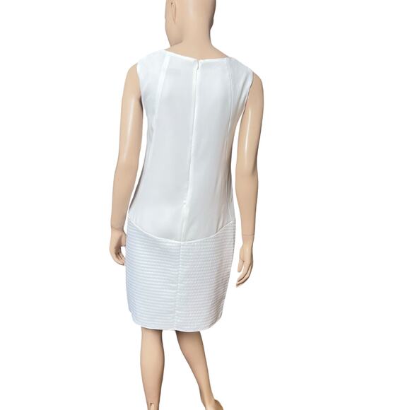 Axara Paris Midi Dress Size M Sleeveless Zip Back Closure Viscose Poly Blend - Picture 4 of 10